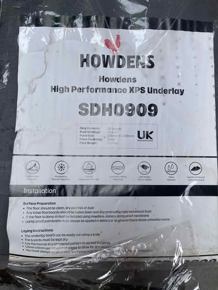 Photo of free Howdens High performance underlay (Isleworth TW7) #2