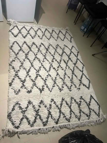 Photo of free White and Black Rug (New Basford NG7) #1