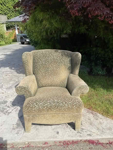 Photo of free Brocade Accent Chair (Lynn Valley,) #1