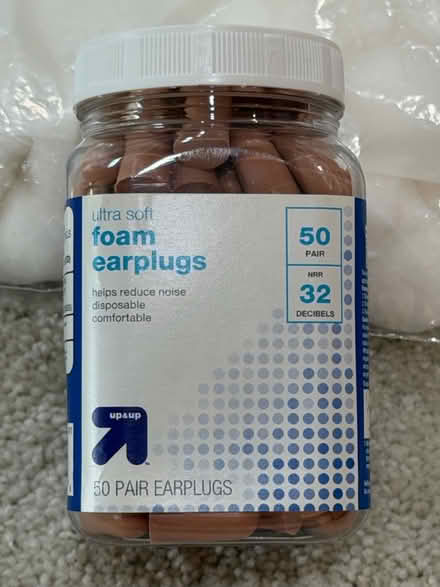 Photo of free ~48 Pair Foam Earplugs (Darien - near 75th x Cass Ave.) #1