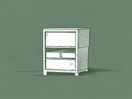 Photo of Hi fi stand/cabinet with cupboard on the bottom. (Winklebury RG23) #1
