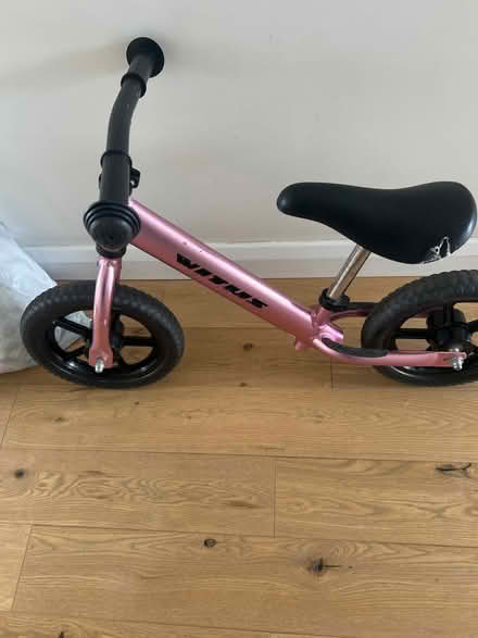 Photo of free Balance bike shimmer pink (LE6 Groby Leicester) #1