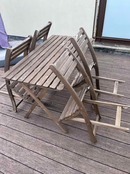Photo of free Table and chairs outdoor (NW8) #2