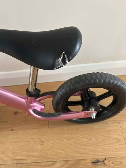 Photo of free Balance bike shimmer pink (LE6 Groby Leicester) #2