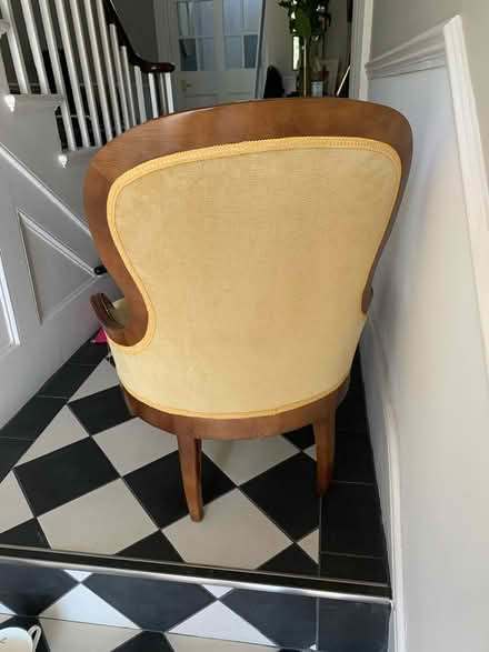 Photo of free Small yellow chair (Central Tunbridge wells TN1) #2