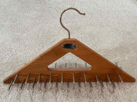 Photo of free Deluxe "Woodlore" Cedar Tie Hanger (Darien - near 75th x Cass Ave.) #1