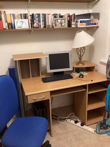 Photo of free Computer Desk And Chair (Burn, YO8) #1