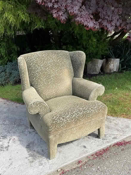 Photo of free Brocade Accent Chair (Lynn Valley,) #2