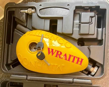 Photo of free caravan wheel lock (Grappenhall WA4) #1