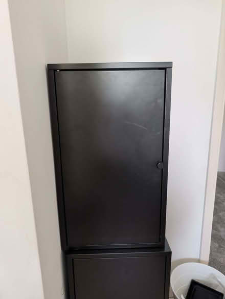 Photo of free Black Metal Storage Cabinet x2 (Brentwood CM13) #1