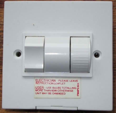 Photo of free Four unused MK manufactured 240V dimmer switches (Llanystumdwy LL52) #1