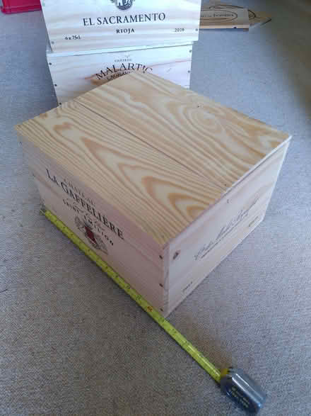 Photo of free Small Wooden Wine Boxes (Whitehill EH22) #1