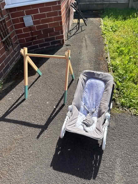 Photo of free Baby rocker and bunt wooden playgym (New Moston M40) #1