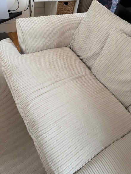 Photo of free sofa L shape corduroy (SW6 Fulham) #2