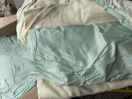 Photo of free Curtains - material and interlining (Great Cornard CO10) #3