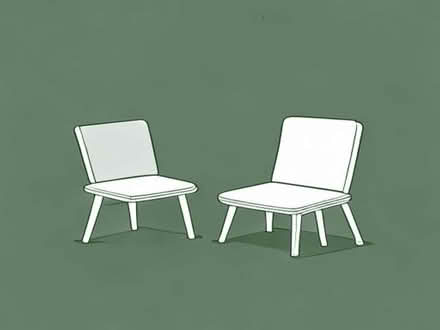 Photo of plastic garden chairs (South Derbyshire DE73) #1