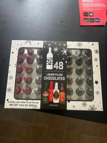 Photo of free Liquor filled chocolates (Woburn) #1