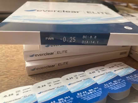 Photo of free Everclear contact lenses -0.25 (Sidcup, Kent) #1