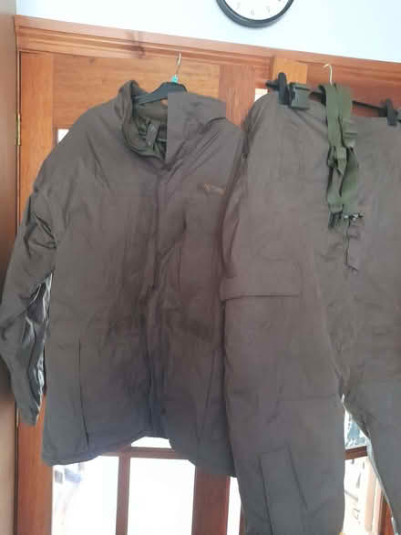 Photo of free Men fishing jacket trousers (Courthouse Green CV6) #1