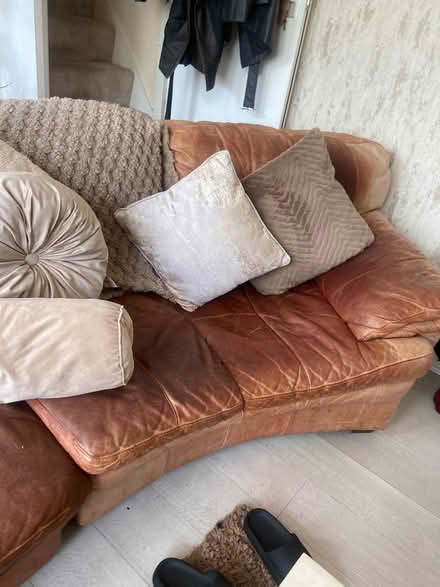 Photo of free Leather sofa (only) (Leeds LS11) #2