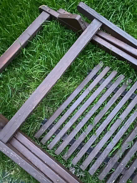 Photo of free Wooden steamer chair (needs TLC) (Flitwick) #2