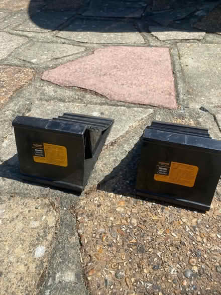 Photo of free Halfords plastic wheel chocks (Horsham RH13) #1