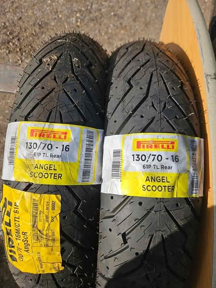 Photo of free Pirelli Moped/Scooter tyres (Rainham, Kent, ME8 8QF) #1