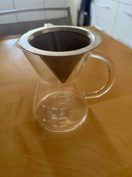 Photo of free Pour Over Coffee Maker Steel Filter (UB108TR) #1