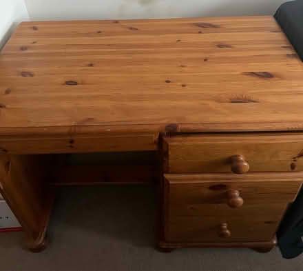 Photo of free writing desk with 4 drawers (Bromley north) #2
