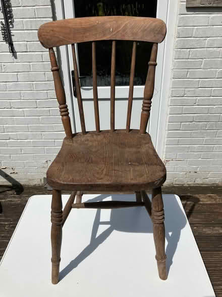 Photo of free 2 Old Kitchen Chairs (Catchgate Plantation NN12) #3