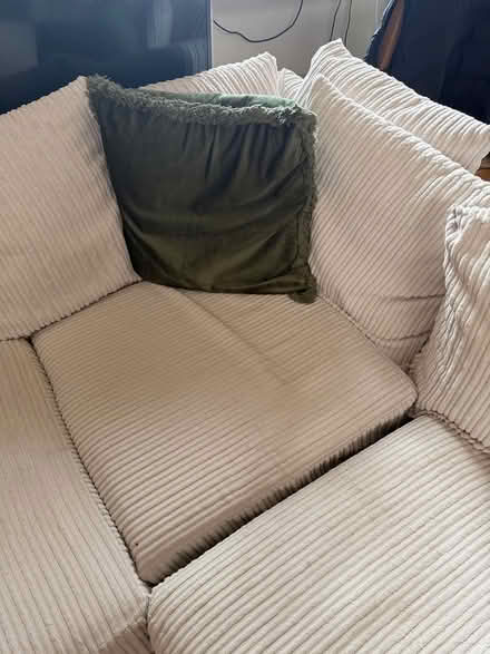 Photo of free sofa L shape corduroy (SW6 Fulham) #3