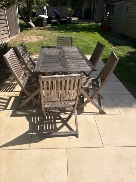 Photo of free Garden table and 6 chairs (West Wickham BR4) #3