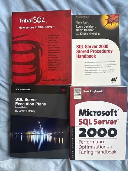 Photo of free 4 text books for MS SQL Server (Furzedown SW16) #1