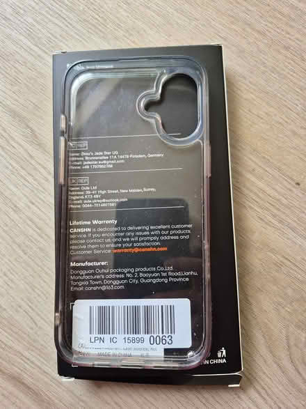 Photo of free iPhone I6+ Clear Case Protector (CT4) #3