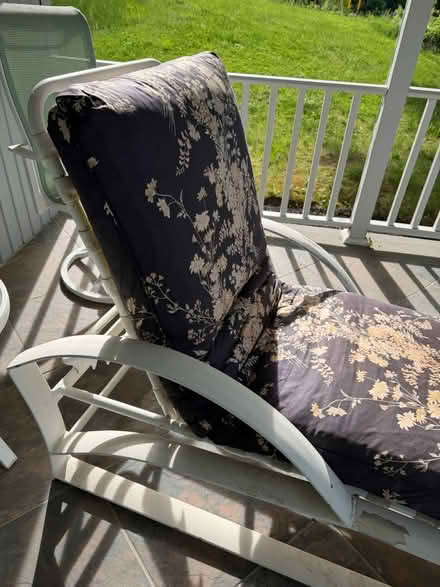 Photo of free Sturdy Metal Lounge Chair (Danbury off Federal Road) #2