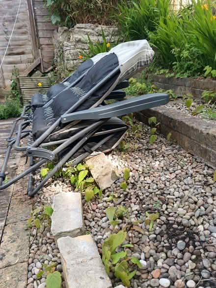 Photo of free Two padded sun deck chairs (Woodstock OX20) #4