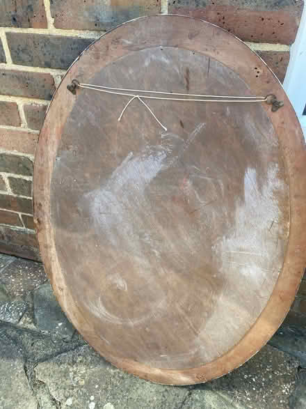 Photo of free Oval mirror with wood frame (Horsham RH13) #4