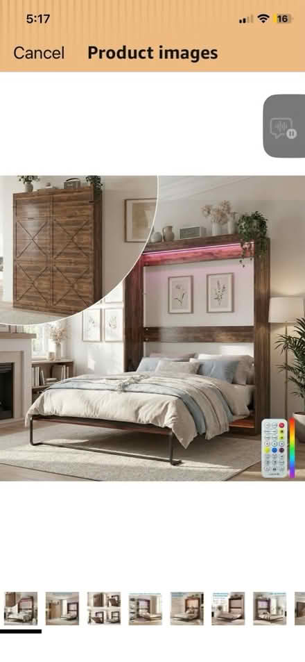 Photo of free Queen Murphy bed (West Santa Clara) #1
