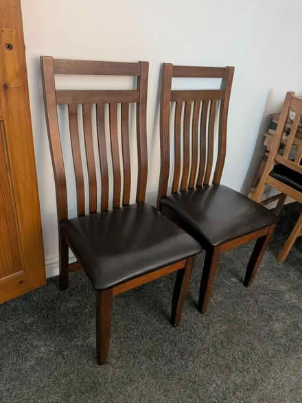 Photo of free 2x Wooden chairs (Kiveton Park, S26) #1
