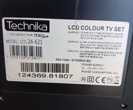 Photo of free TV (Technika) (Colchester CO2) #2
