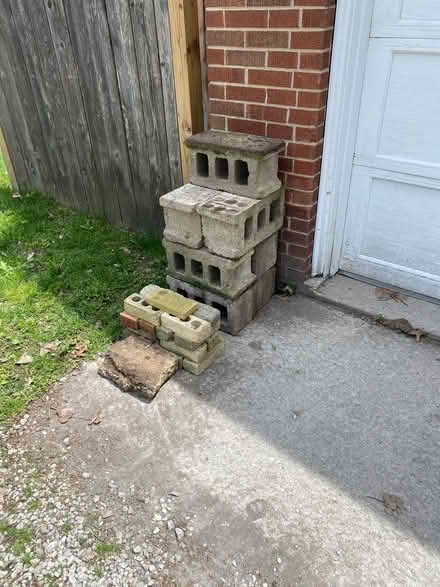 Photo of free Cinderblocks and bricks (Skokie) #1