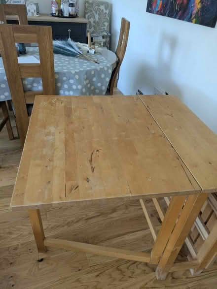 Photo of free Gate leg table ideal for a spare for extra dining. (Lords Wood ME5) #3