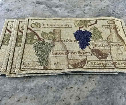 Photo of free Wine-Themed Fabric Placemats (Smith Street) #1