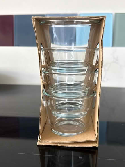 Photo of free 4 small ikea glasses (Portslade by Sea BN3) #1