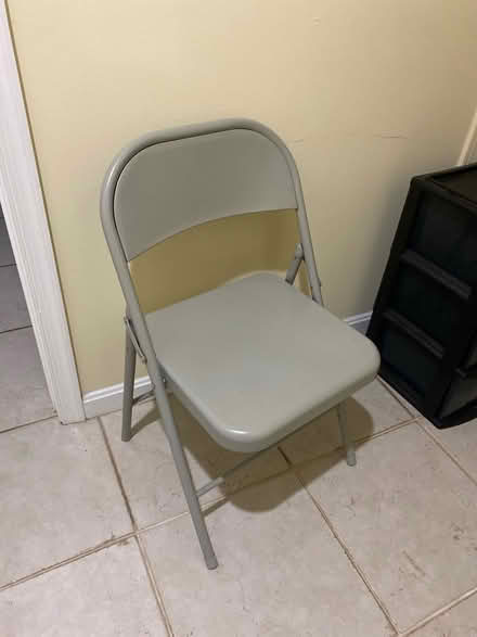 Photo of free Metal folding chair (Burleith) #1