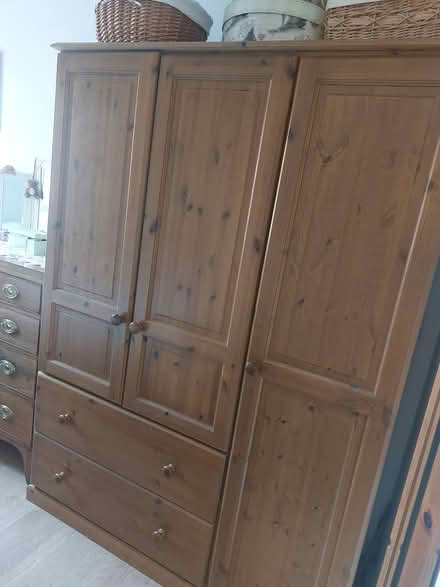 Photo of free Pine triple wardrobe (Bodicote Banbury) #2