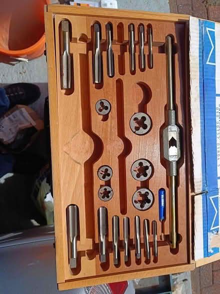 Photo of free Tap and die set unf (Red lees rd cliviger BB10) #1