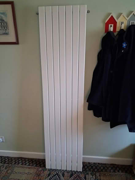 Photo of free White vertical radiator (Abingdon) #1