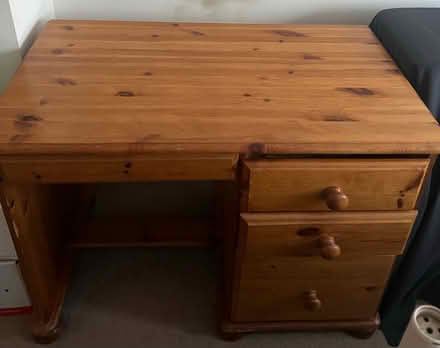 Photo of free writing desk with 4 drawers (Bromley north) #3