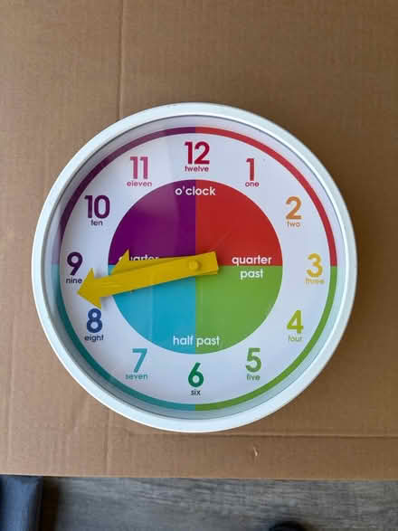 Photo of free Children’s wall clock 23cm diameter (AL4) #1